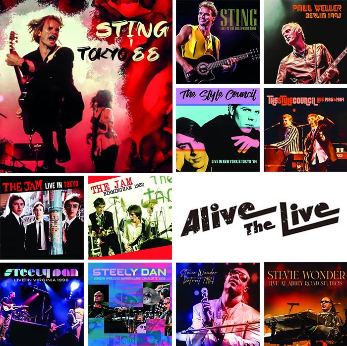 スティング、ポール・ウェラー、ザ・ジャム、スタイル・カウンシル、スティーリー・ダンなど 11タイトル ― Alive The Live シリーズ  2023年３月発売|ロック