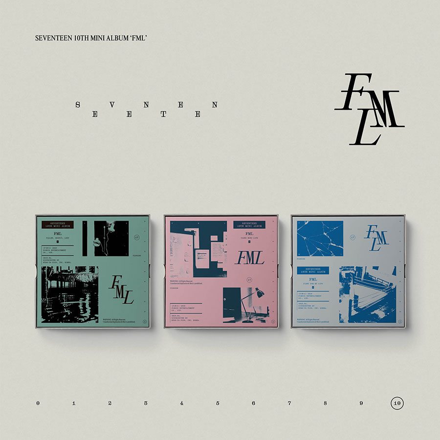 SEVENTEEN 10th mini album FML3形態 carat盤