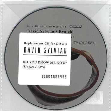 samadhisound 2003-2014: Do You Know Me Now? (10CD) : David Sylvian