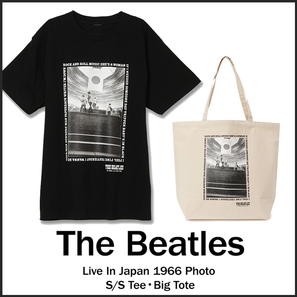 ザ・ビートルズ 『Live In Japan 1966』Tシャツ・トートバッグ