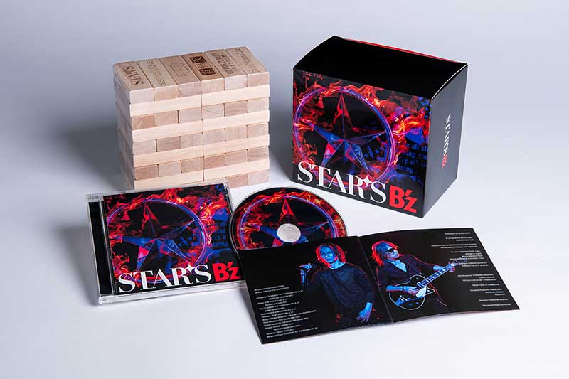 B'z シングル 『STARS』7/12発売 《HMV限定特典：A4サイズクリア
