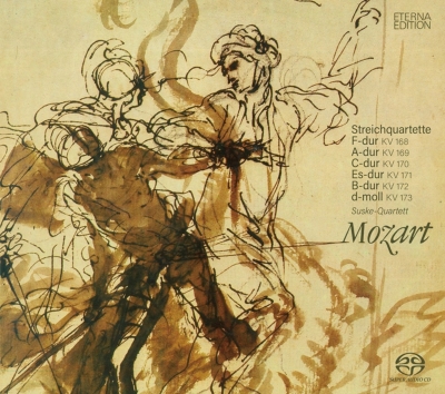 ズスケ四重奏団／モーツァルト：弦楽四重奏曲第8～13番（SACD