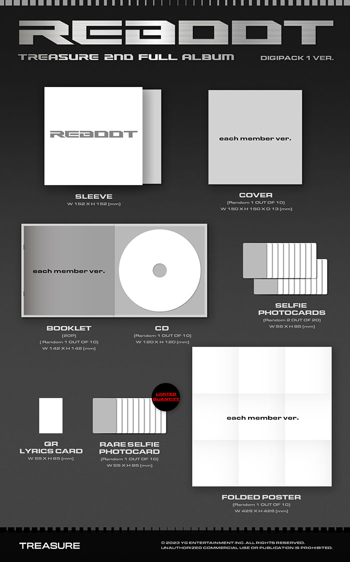 TREASURE 2ndフルアルバム『REBOOT』|K-POP・アジア