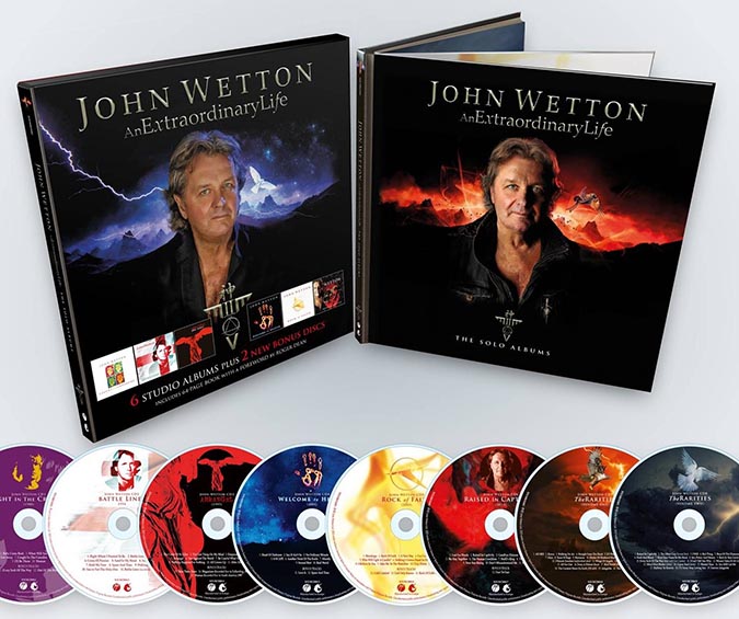 ジョン・ウェットン ソロ作品 最新リマスター CD８枚組ボックスセット