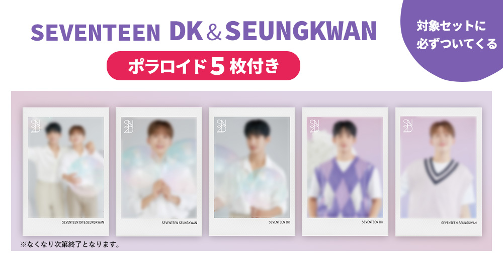 SEVENTEEN DK & SEUNGKWAN ポラロイド5枚付き S2ND企画セット|