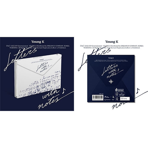 Young K (DAY6) 1stフルアルバム『Letters with notes』|K-POP