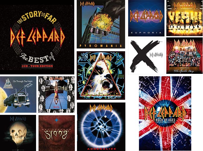 DEF LEPPARD 紙ジャケ SHM-CD 11タイトル 2023/10/25発売-