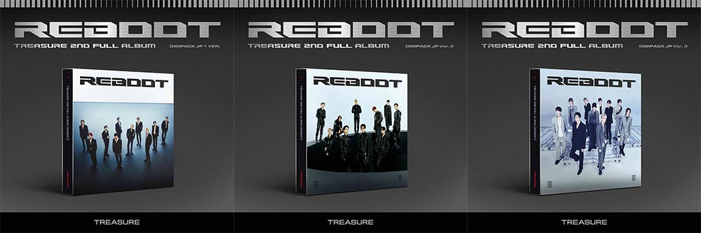 TREASURE 2ndフルアルバム『REBOOT』［DIGIPACK / JP LIMITED VER ...