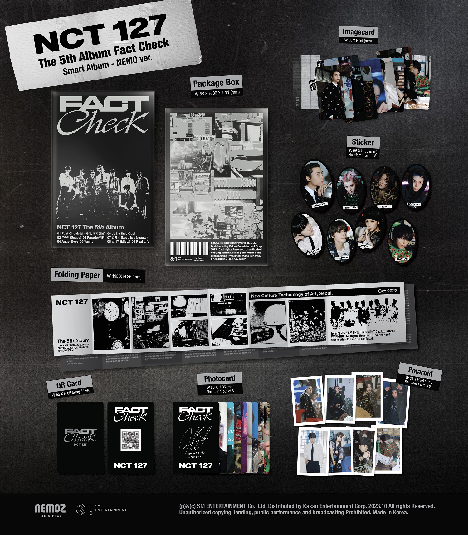 NCT 127 5thフルアルバム『Fact Check』《シリアルカード付き》|K-POP