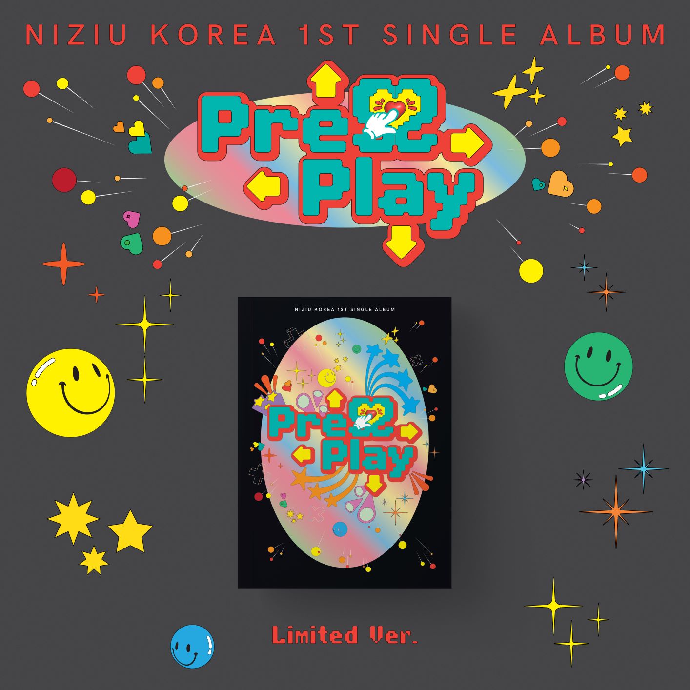 NiziU 韓国デビュー シングル 『Press Play』リミテッド・エディション 