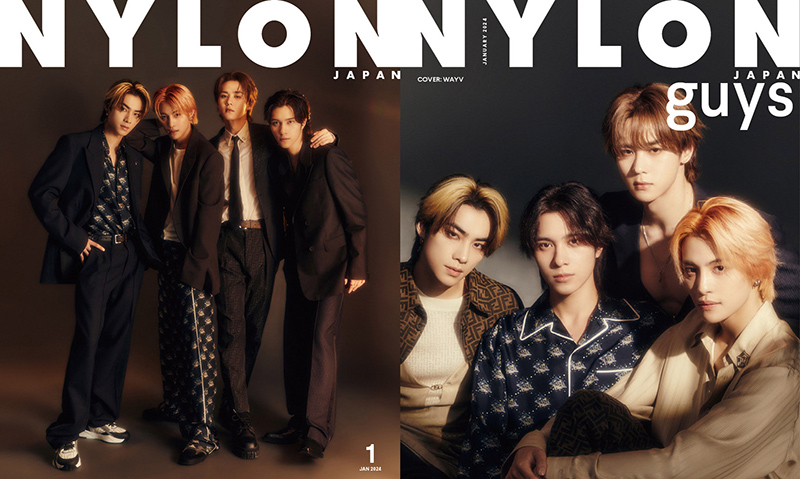 WayV クン・シャオジュン・ヘンドリー・ヤンヤン『NYLON JAPAN 2024年1