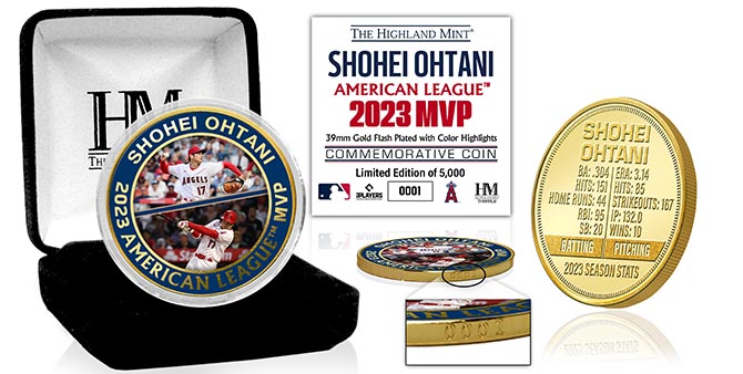 エンゼルス 大谷翔平選手 2023 AL MVP受賞記念グッズ発売！|グッズ