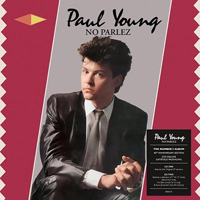 希少箱帯付CD!! PAUL YOUNG ポールヤング NO PARLEZ 何も言わないで 32・8P-74 洋楽 デビューアルバム 1st 当時物CDケース