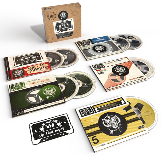 モーターヘッド 未発表ライヴボックスセット『The Lost Tapes - The Collection: Volumes 1-5』|ロック