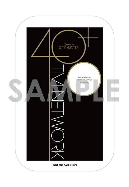 40+～Thanks to CITY HUNTER～【完全生産限定盤】(2CD) : TM NETWORK