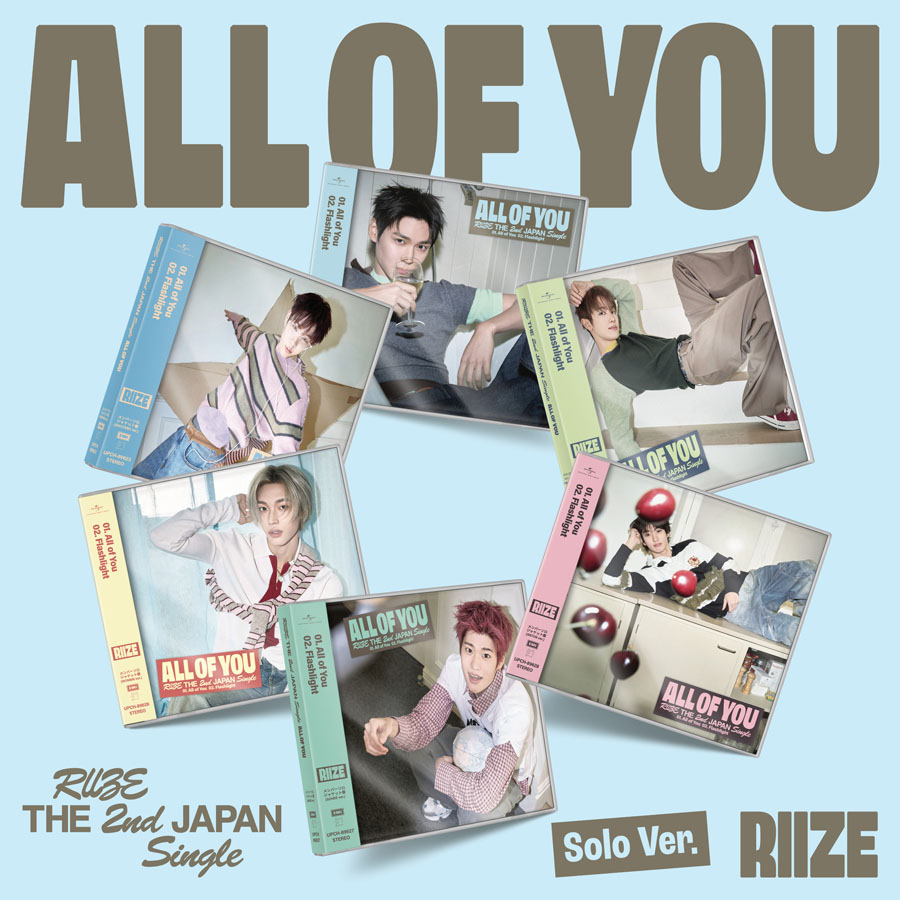 RIIZE 新曲 日本2ndシングル『All of You』 2026年2月18日リリース