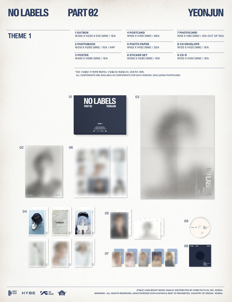 TOMORROW X TOGETHER YEONJUN 『NO LABELS: PART 02』《応募抽選用