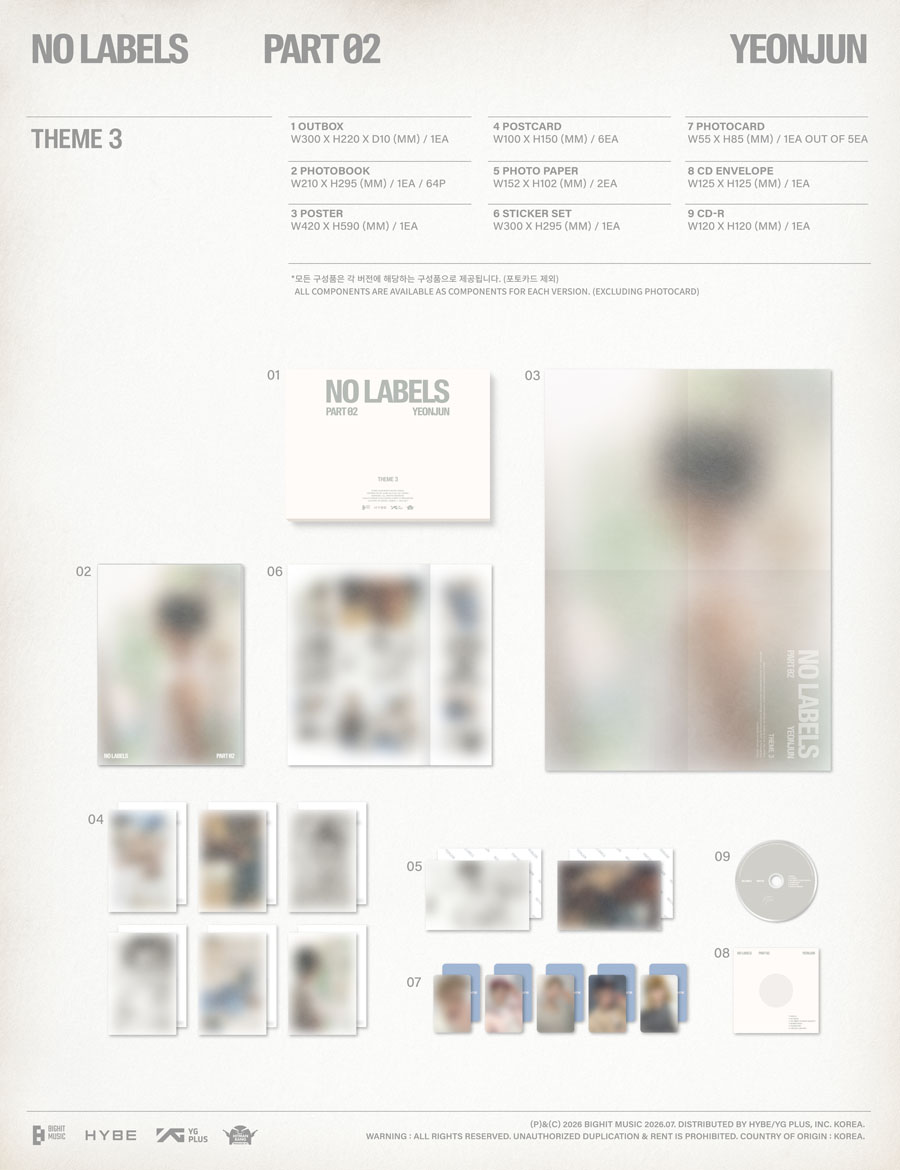 TOMORROW X TOGETHER YEONJUN 『NO LABELS: PART 02』《応募抽選用