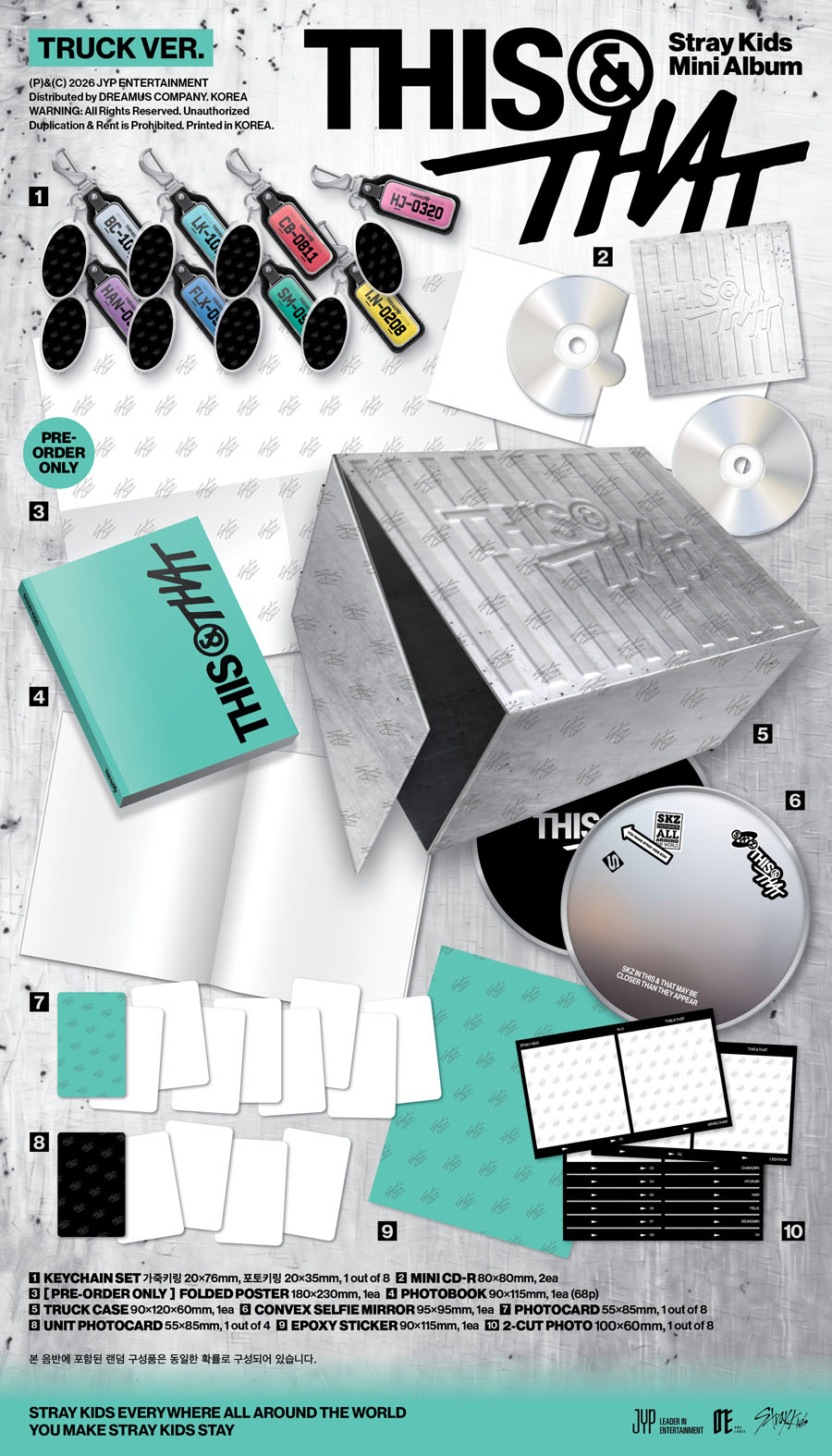 Stray Kids ミニアルバム『THIS & THAT』で2026年8月カムバ 決定！HMV