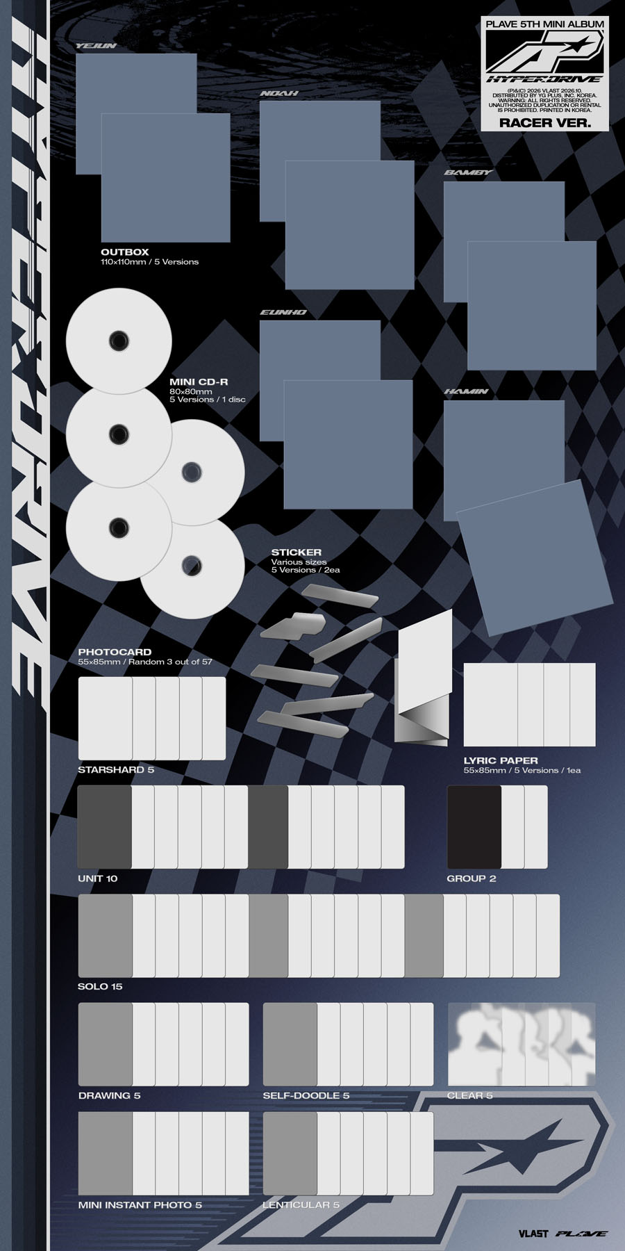 PLAVE 5th Mini Album 'HYPERDRIVE' 《@Loppi・HMV限定ラッキードロー