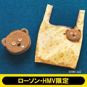MINIONS ティム ぬいぐるみフェイスポーチ／ぬいぐるみポーチ付きエコ 