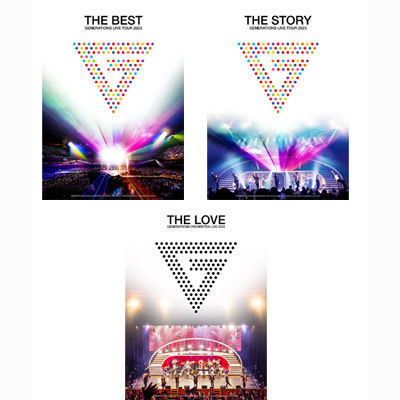 GENERATIONS ライブ DVD＆ブルーレイ 3タイトル 6月19日同時発売《先着 