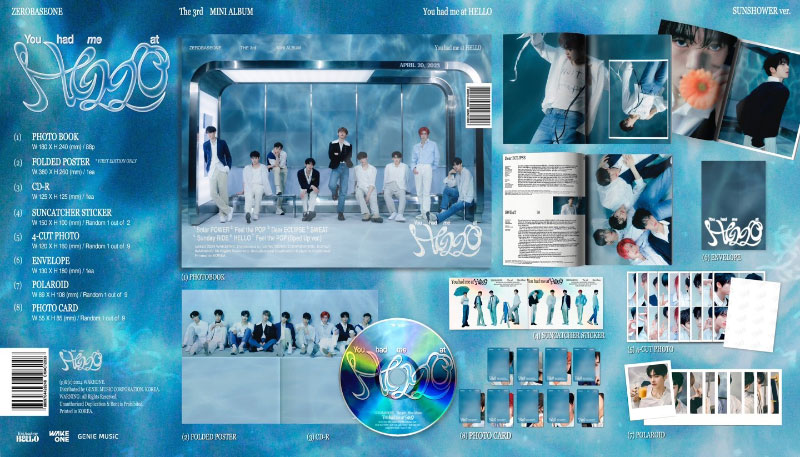 ZEROBASEONE The 3rd Mini Album [You had me at HELLO] 日本限定特典付きで販売決定！|K-POP ・アジア