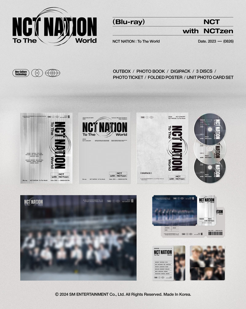 2023 NCT CONCERT - NCT NATION：To The World in INCHEON』ライブDVD 