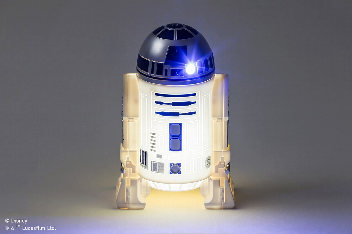 スター・ウォーズのR2-D2が手のひらサイズのお部屋ライトになっ