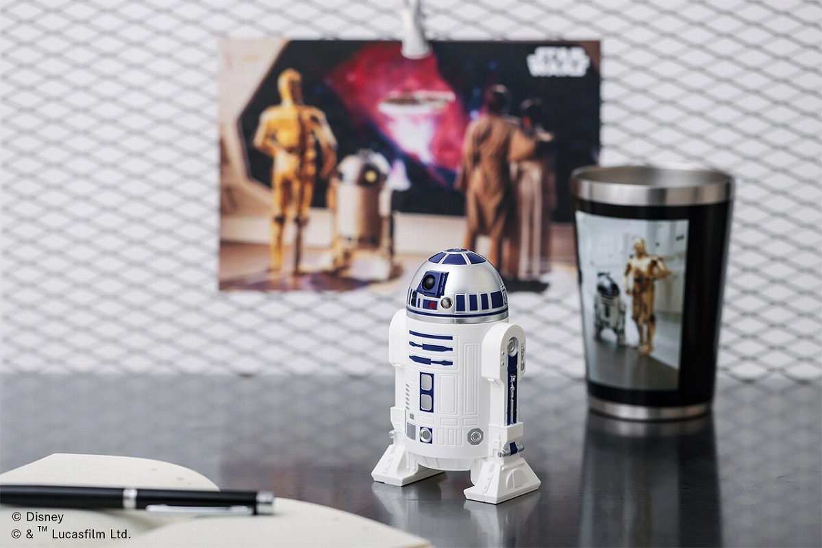スター・ウォーズのR2-D2が手のひらサイズのお部屋ライトになって登場