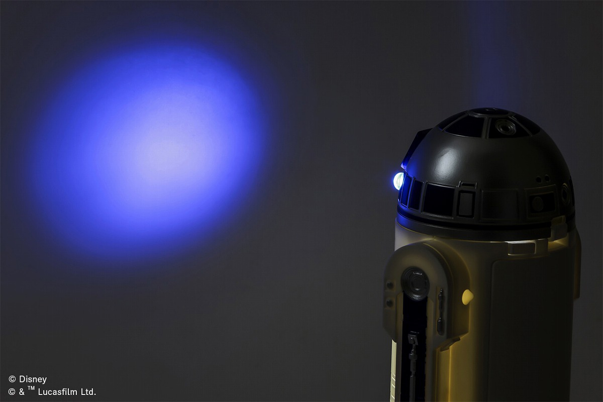 スター・ウォーズのR2-D2が手のひらサイズのお部屋ライトになっ