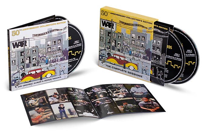 ウォー (War) 名盤『The World Is a Ghetto』50周年記念コレクターズエディション CD 2024年7月発売|ダンス＆ソウル