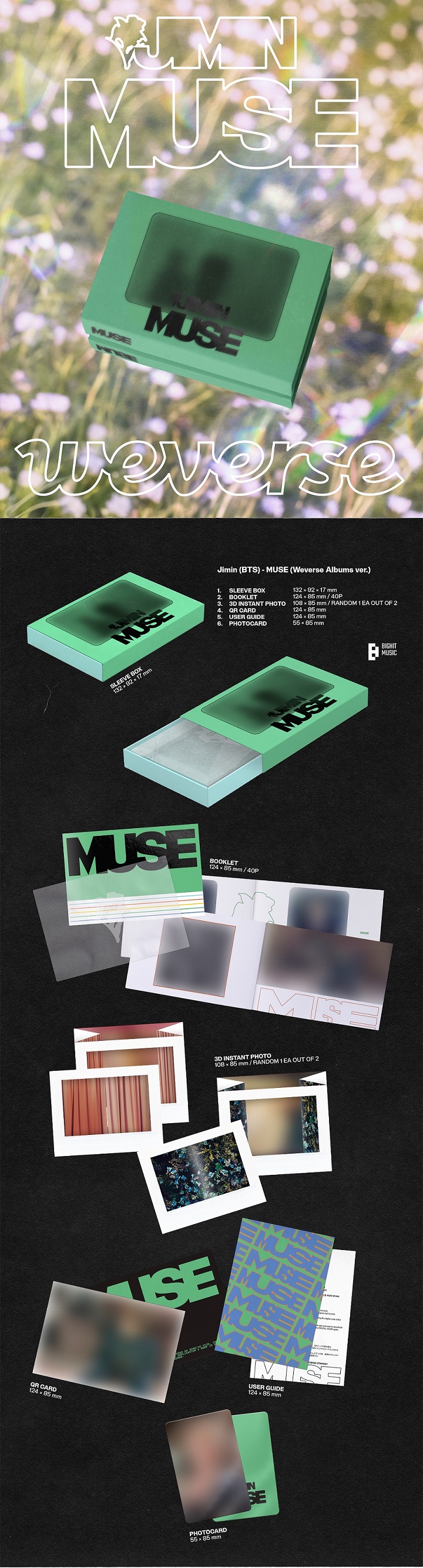専用 2形態 12セット 新品未開封 MUSE セット JIMIN ジミン 割引購入 ジミン MUSE 2形態セット 未開封 BLOOMING ver