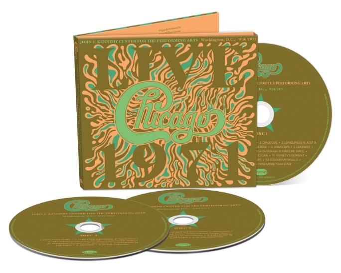 シカゴ 1971年 未発表ライヴ『Chicago At The John F. Kennedy Center For The Performing  Arts: Washington D.C. (9/16/1971)』2024年9月27日 (金) 発売|ロック