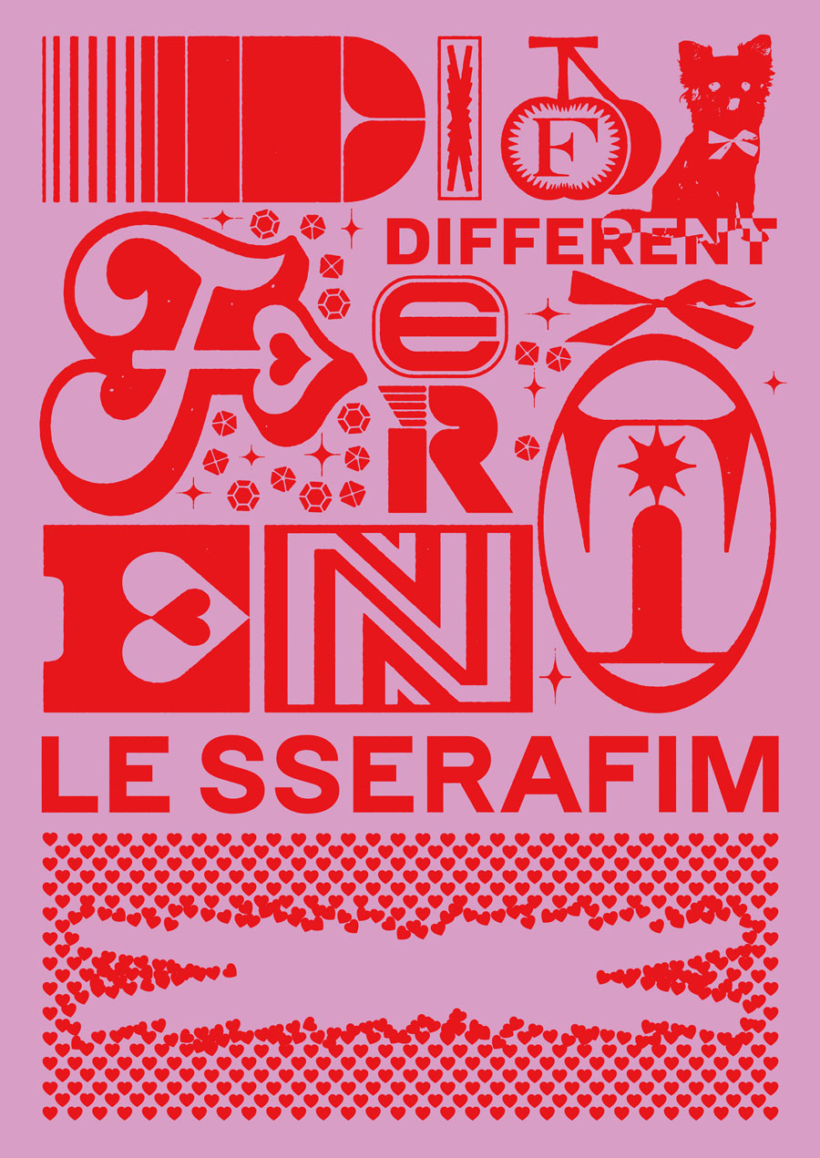 LE SSERAFIM 新曲 日本4thシングル 'DIFFERENT' 2025年6月24日