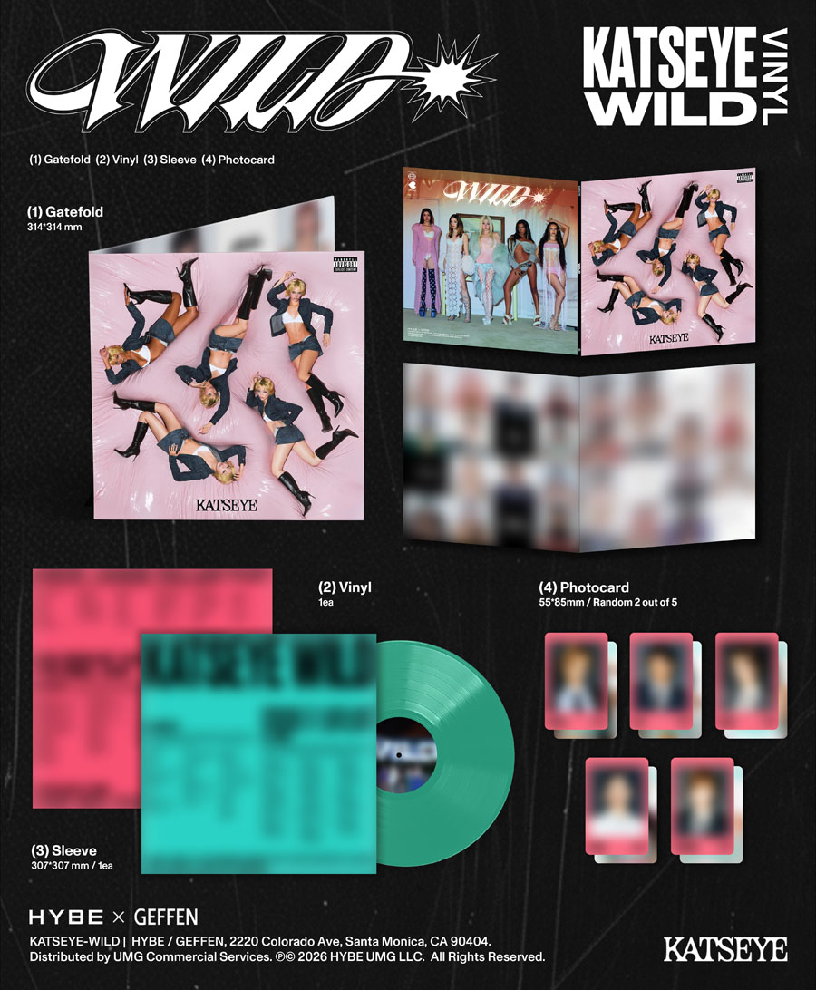 KATSEYE 3rd EP『WILD』＠Loppi・HMV限定特典が決定！|K-POP・アジア