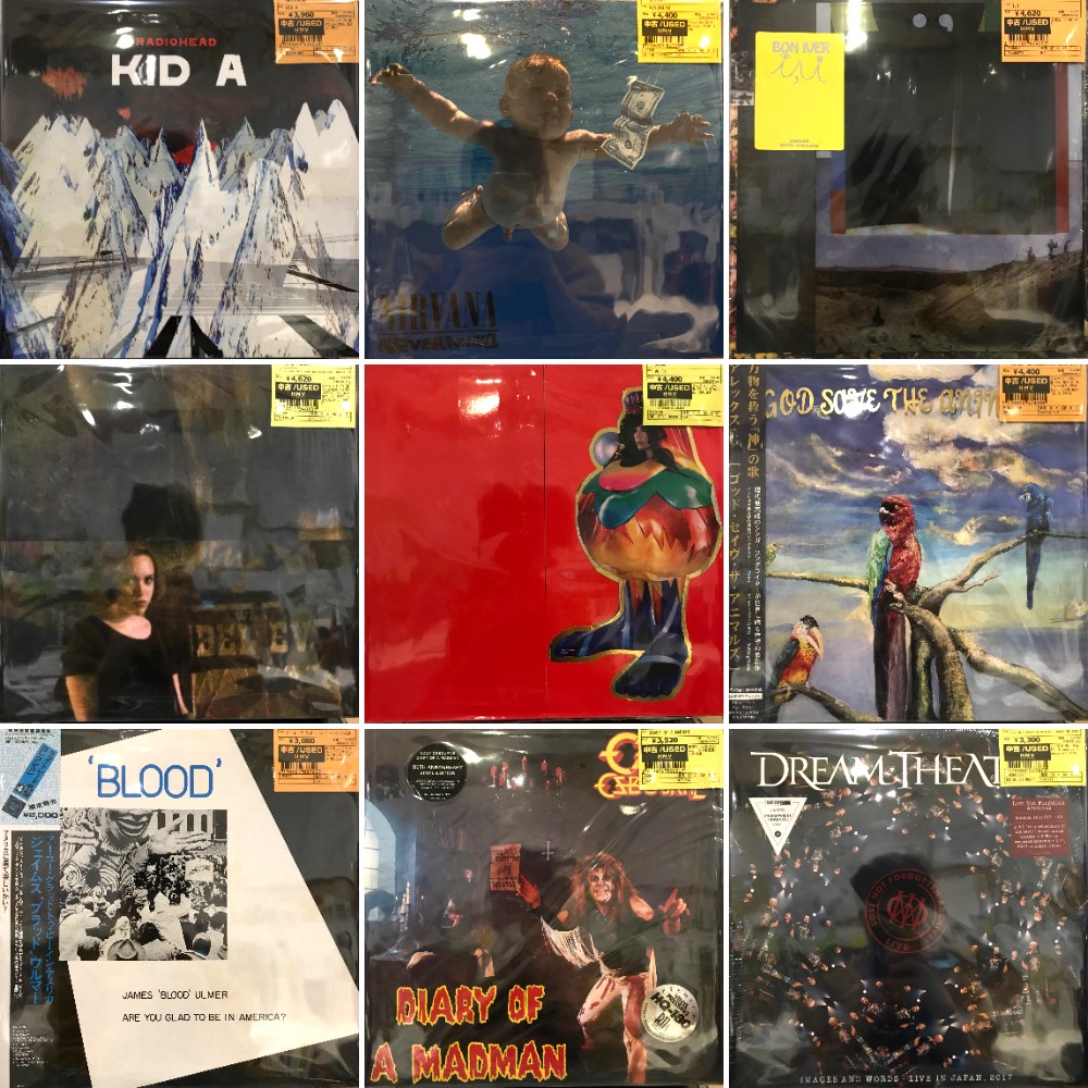 新宿ALTA】12/15(日)本日の中古新入荷 (ROCK)|中古