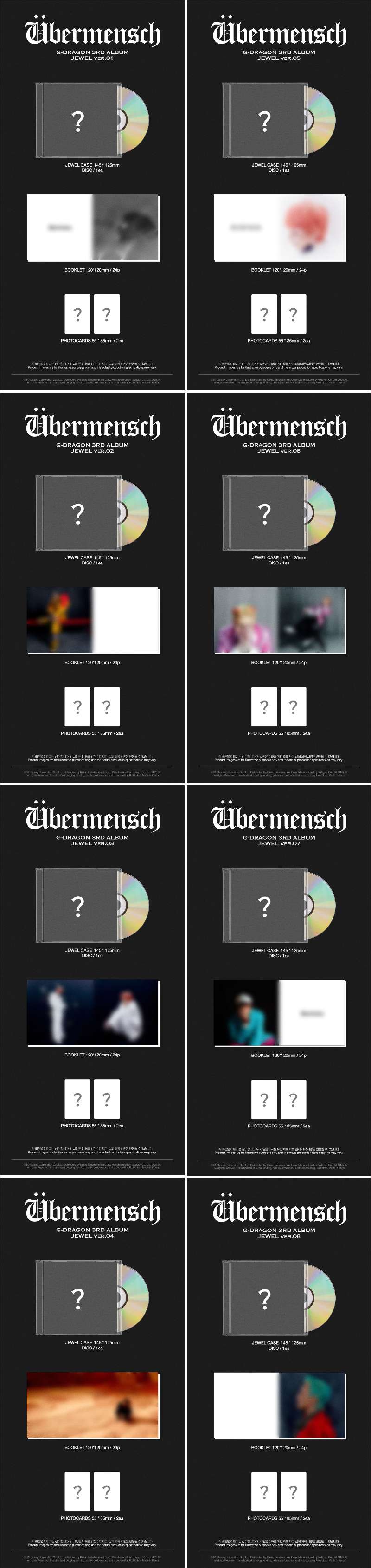 韓国盤】G-DRAGON 3rdフルアルバム『Übermensch』|K-POP 韓国盤】G-DRAGON 3rdフルアルバム『Übermensch』|K-POP