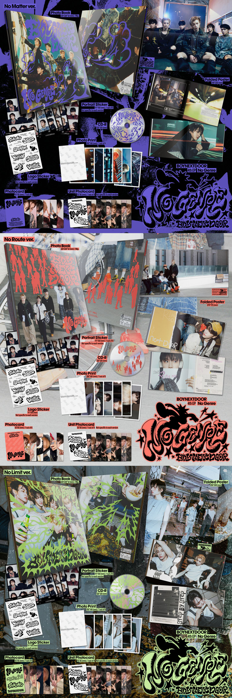 BOYNEXTDOOR 4th EP『No Genre』発売決定！《＠Loppi・HMV限定