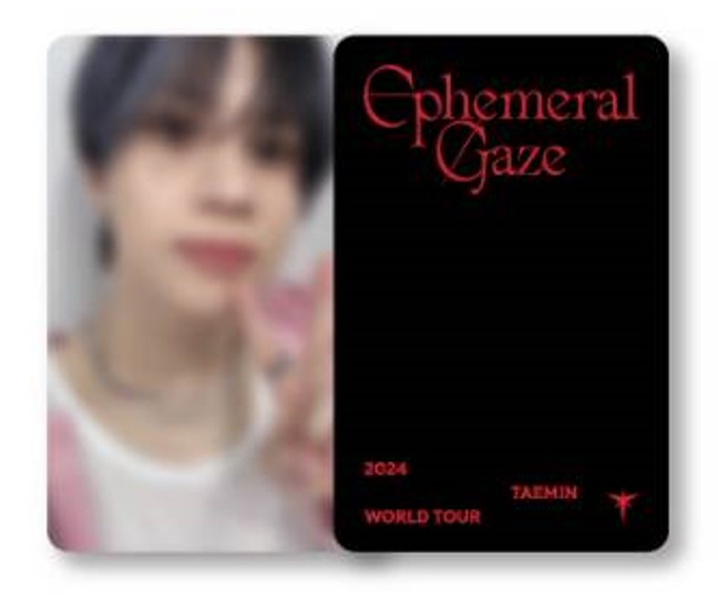 TAEMIN（テミン）ライブDVD『TAEMIN WORLD TOUR [Ephemeral Gaze