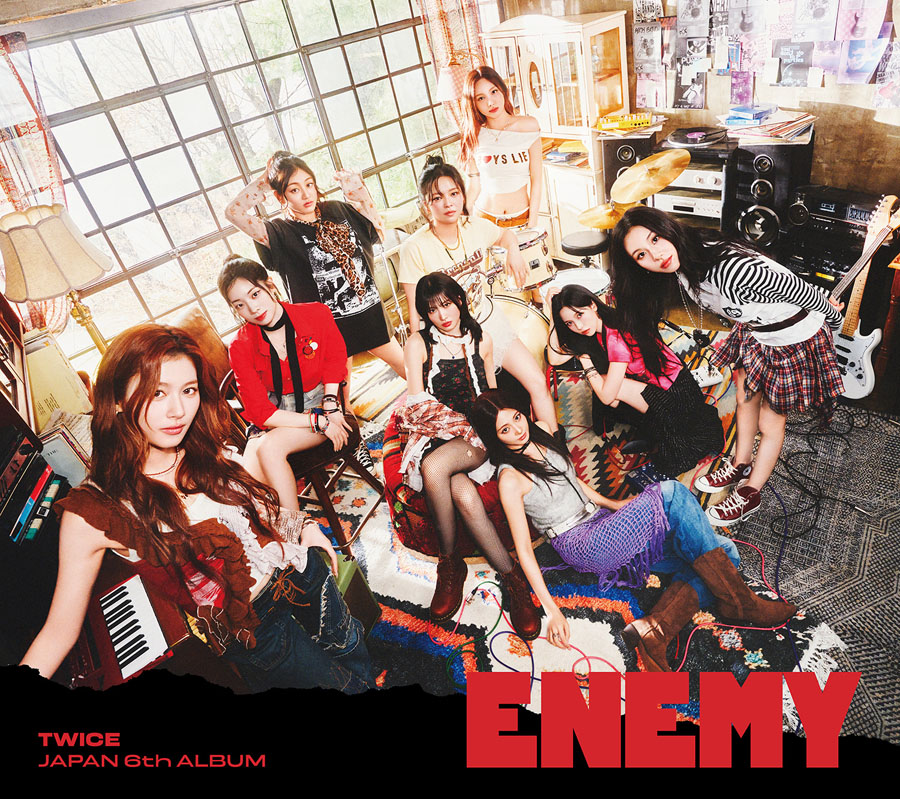 TWICE 日本6thアルバム『ENEMY』2025年8月27日リリース《HMV限定