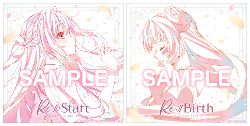 ホロライブ　ててこれ2 未開封1BOX+AZKi特典 AZKi 新作 EP 『Re:Start』『Re:Birth』 2025年11月5日 2作同時