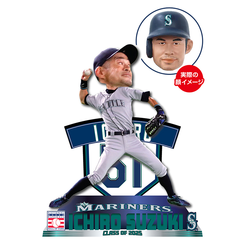 MLB 2025 アメリカ野球殿堂入り記念 イチロー ボブルヘッド