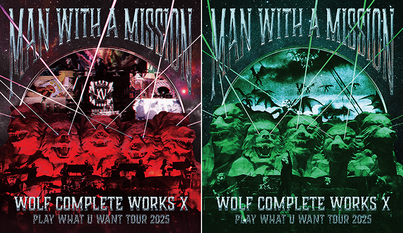 当季大流行 MAN WITH A MISSION 最新ライブBlu-ray＆DVD 『Wolf Complete ミュージック