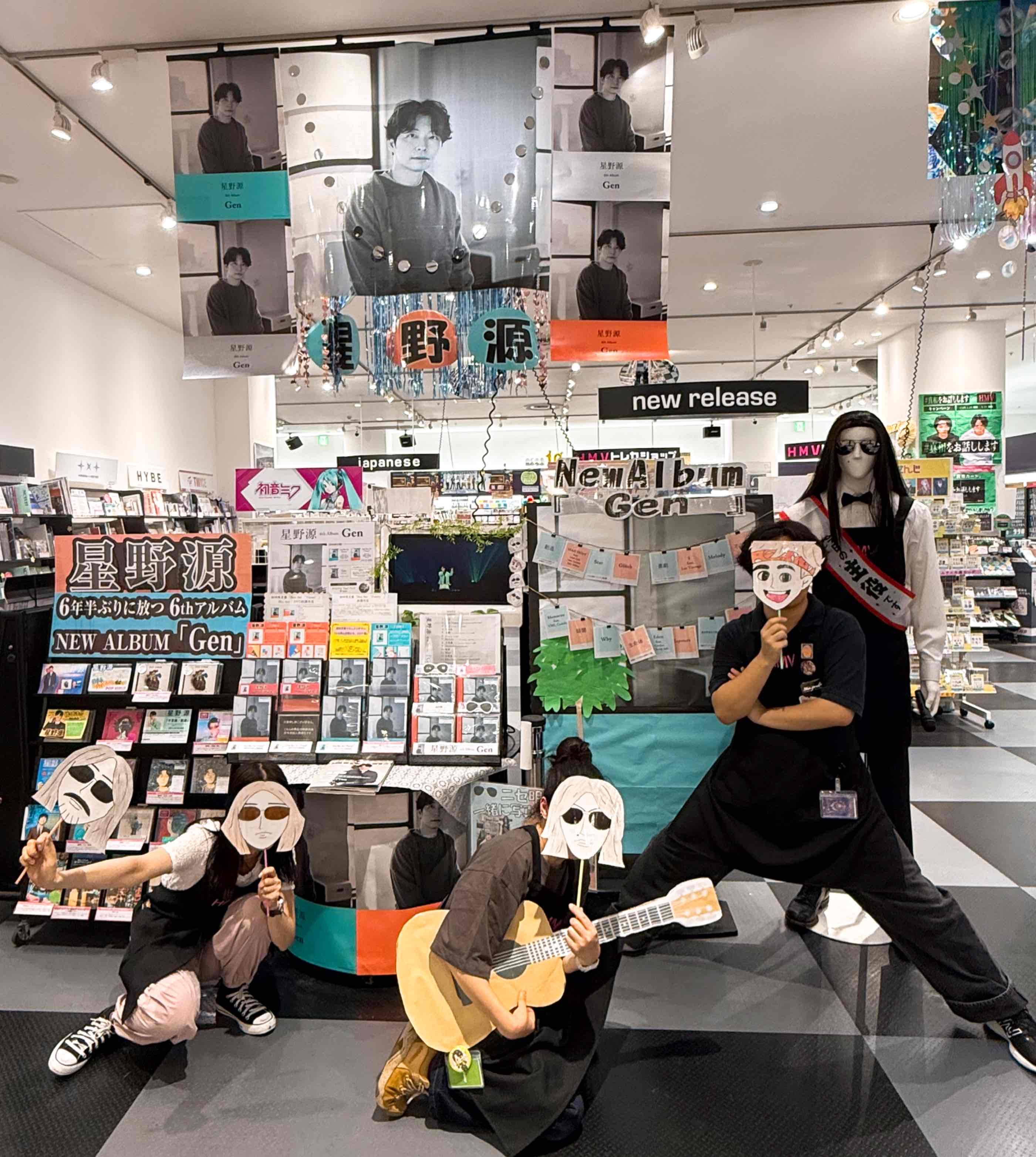 星野源6thニューアルバム『Gen』【HMV店舗レポート】|
