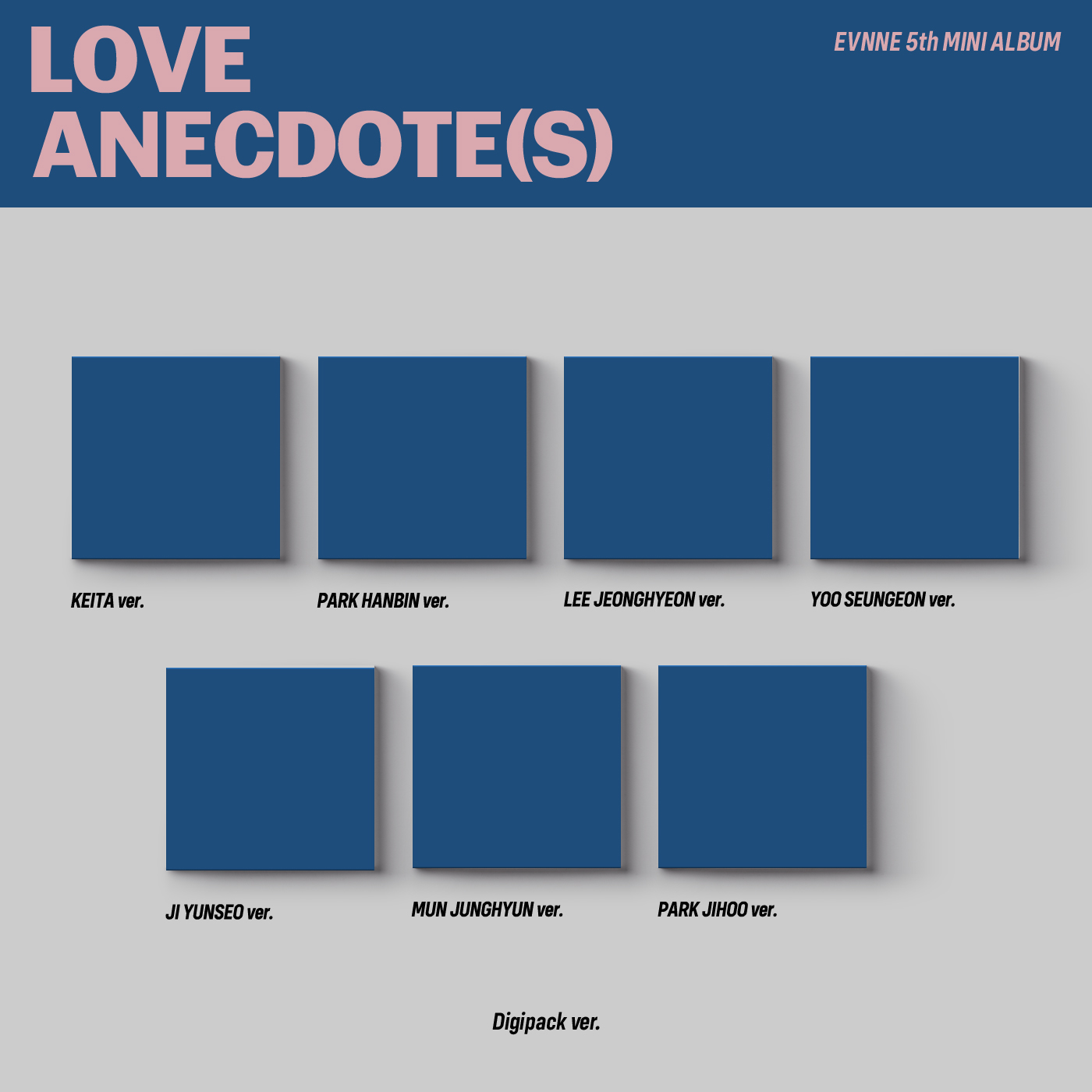 EVNNE 5thミニアルバム『LOVE ANECDOTE(S)』|K-POP・アジア