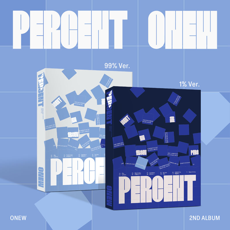 SHINee ONEW THE LIVE PERCENT % サウチェ特典 ONEW (SHINee) 韓国ソロセカンドフルアルバム『PERCENT』2025年7