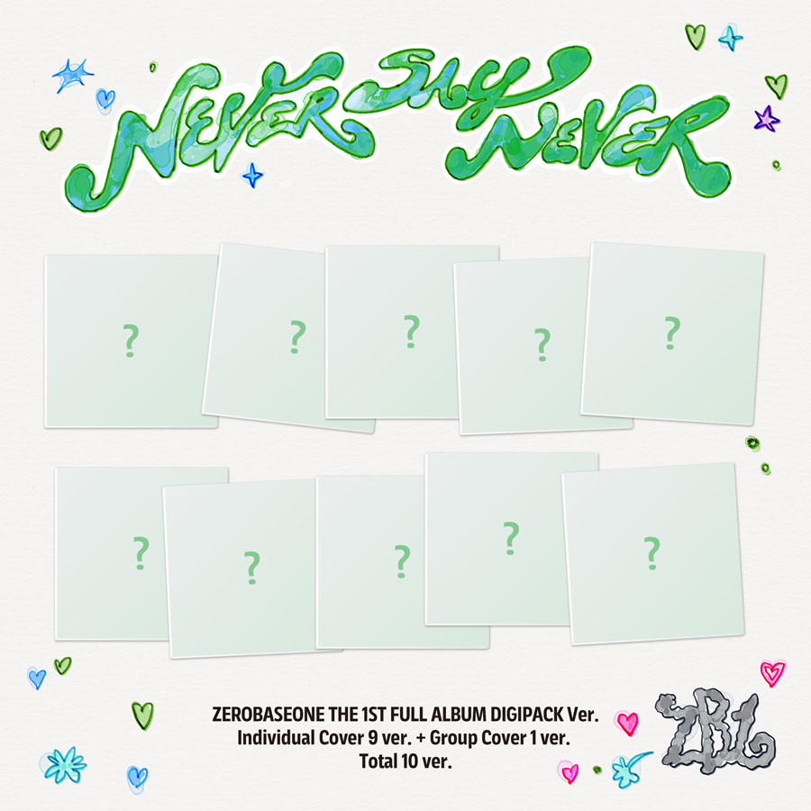 ZEROBASEONE THE 1ST FULL ALBUM 『NEVER SAY NEVER』(DIGIPACK