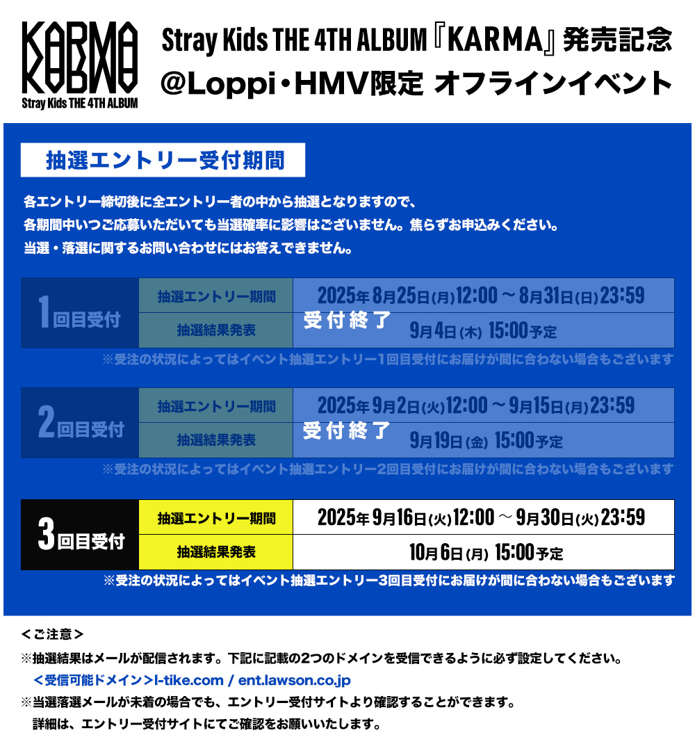 Stray Kids 『KARMA』発売記念オフラインイベント開催【＠Loppi