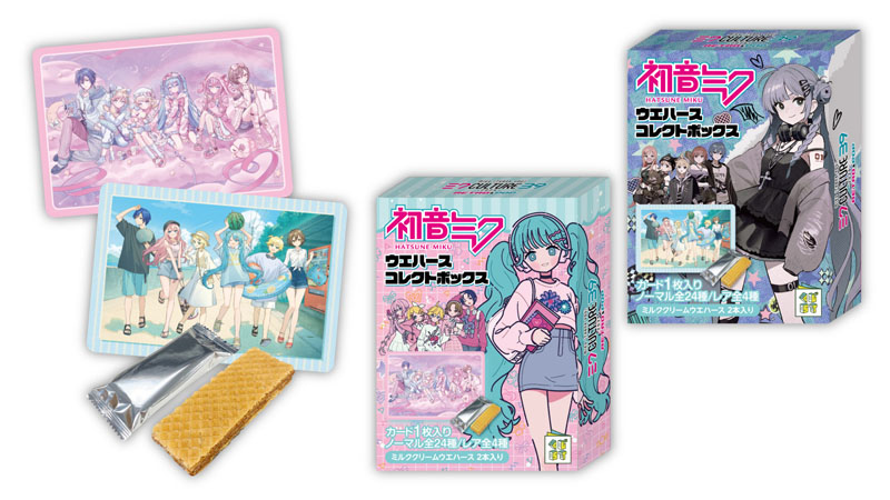 ❶初音ミク ウエハースコレクトボックス カード KAITO 24枚 ➀初音ミク ウエハースコレクトボックス カード KAITO 24枚